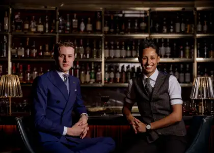 Manhattan's Ricardo Lugano and Zana Mohlmann