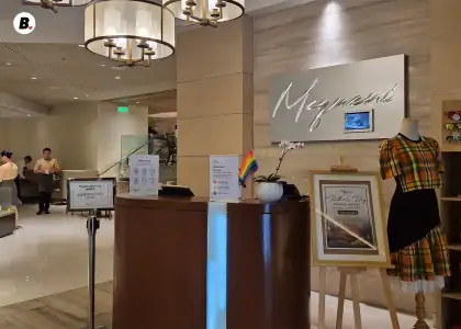 The entrance of Mequeni Live, Quest Plus Clark's in-house all-day buffet restaurant