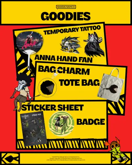 The exclusive merch to be given at Bandai Namco's Bonus Level in Manila