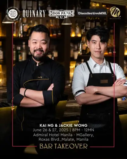 Quinary’s Bar Manager Kai Ng and Head Mixologist Jackie Wong took over Ruby Wong's Godown last June 26 and 27, 2025