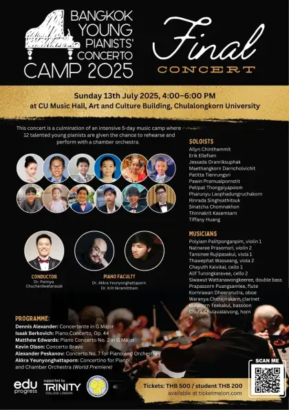 Bangkok Young Pianists' Concerto Concert (BYPCC2025)