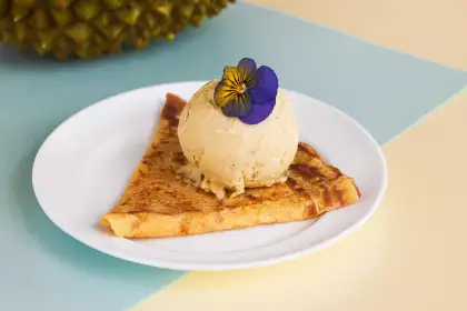 French Crepe with Durian