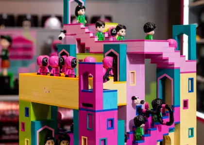 A staircase installation from KALOS Blocks