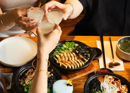 Lifestyle shot of OBP and some of their offerings