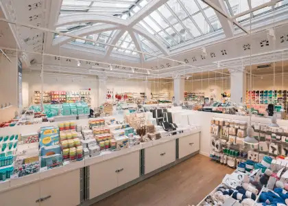 An interior of a Flying Tiger Copenhagen store