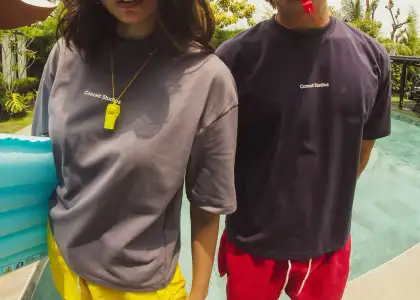 Two of the shirts in Conceit's newest collection