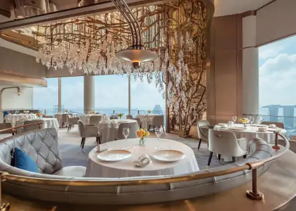 Interiors of JAAN by Kirk Westaway