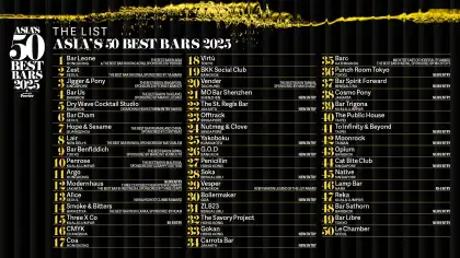 Asia's 50 Best Bars 2025 Award list