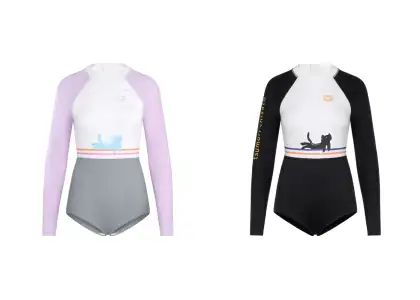 Bodysuit swimsuits of different colours