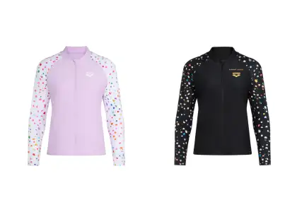 Two long-sleeved sun protection jackets from arena