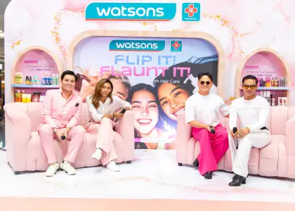 Hair experts gathered on stage to give hair care advice to Filipinos