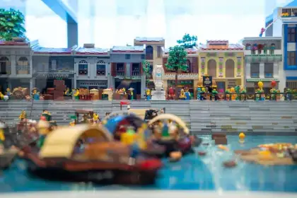 Singapore River diorama
