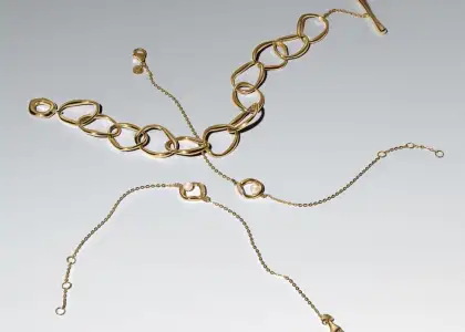 gold plated necklace