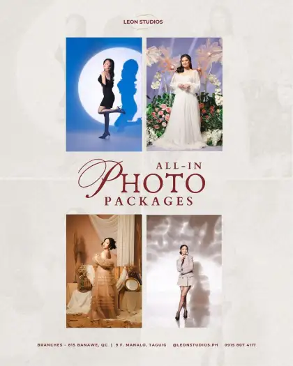 LEON Studios offers four packages under the "All-In Photo Experiences"