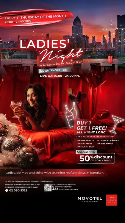 Ladies' Night at RedSquare Rooftop Bar