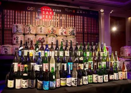 Lineup of Sake at Hong Kong Sake festival 2025