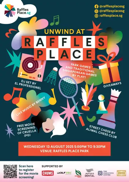 a poster outlining activities