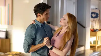 Manny Jacinto and Lindsay Lohan