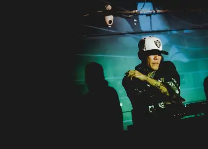 DJ Lorry on the deck at a recent hip hop show organized by VeeHK.