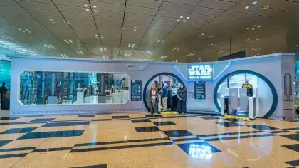 Star Wars pop-up library