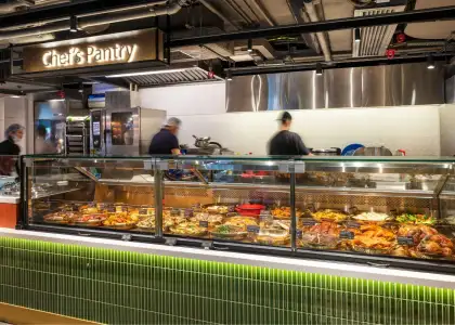 Oliver’s The Delicatessen's Chef Pantry area