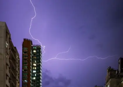 Thunderstorm photographed on July 26