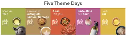 Curated theme days at the expo