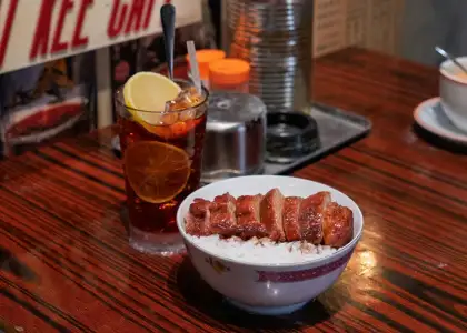 Dining at a local Cha Chaan Teng