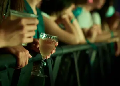 Enjoy M+ at Night with food and beverages from the venue