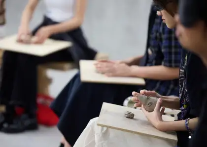 Ceramic workshop guided by artist Lee Wing Yee