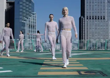 Dancers on one of Hong Kong's rooftops