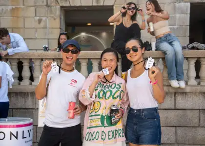 Guests at Murray Summer Opening Party at Murray House in Stanley