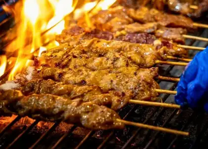 Expect options of skewers from Grill Cambo