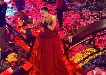 StarCruises’ “Star Voyager” singer at red carpet night event