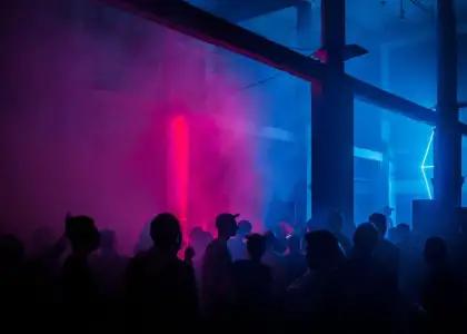 What the inside of a typical underground club looks like