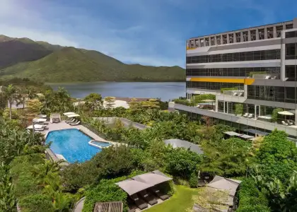 Aerial view of The Silveri Hong Kong – MGallery