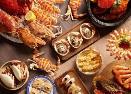 Buffet spread at Cafe Lantau at Sheraton Hong Kong Tung Chung