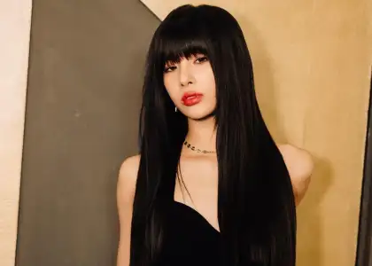 KATSEYE member Sophia Laforteza in glam look