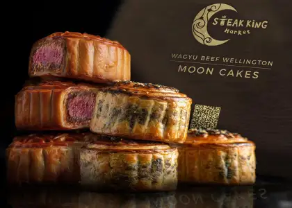 Wagyu Beef Wellington Mooncake