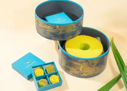 Pandan Mooncake Set