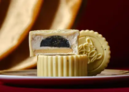 Cheese & Caviar Mooncake