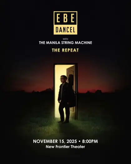 The poster to Ebe Dancel's concert