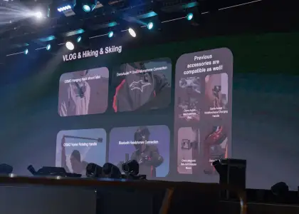 Some features of the new action camera of DJI