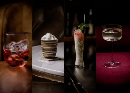 Four cocktails under the "Imperfect" category