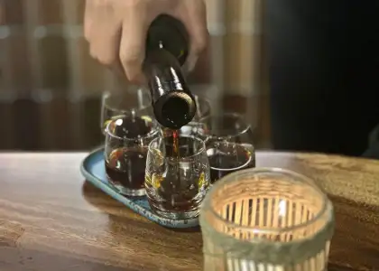 Shots of Nocino at Nocino Hollywood Road