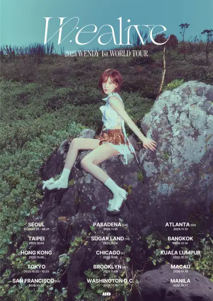 Official tour poster for WENDY