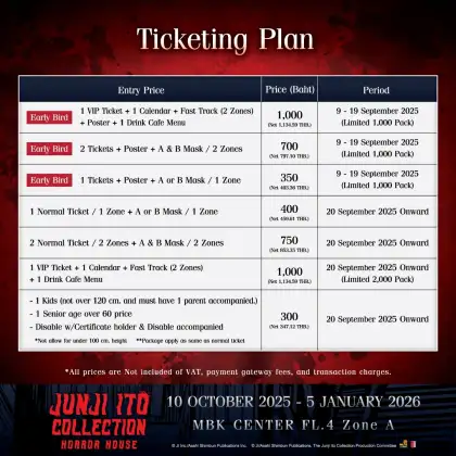 Ticketing plans for the upcoming horror house