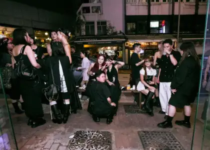 Guests at polette's launch party