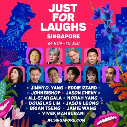 Official Poster of the Just For Laughs Singapore