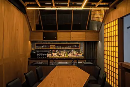 A look into the bar of Live Twice